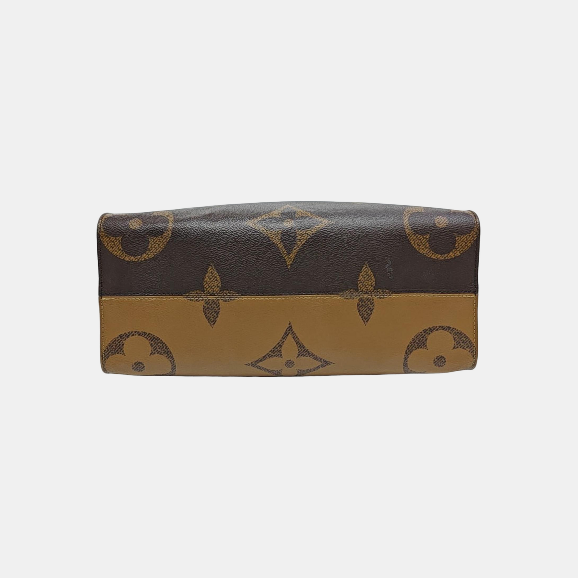 ONTHEGO MM Monogram Coated Canvas Brown