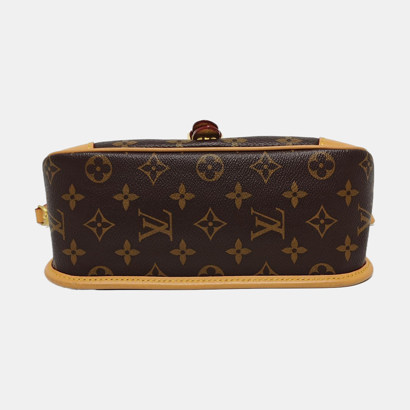 DIANE Monogram Coated Canvas Brown