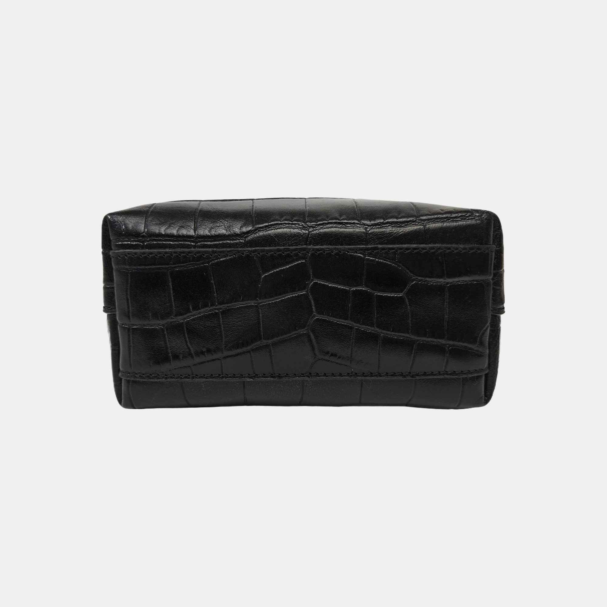 Calfskin Shoulder Bag Black