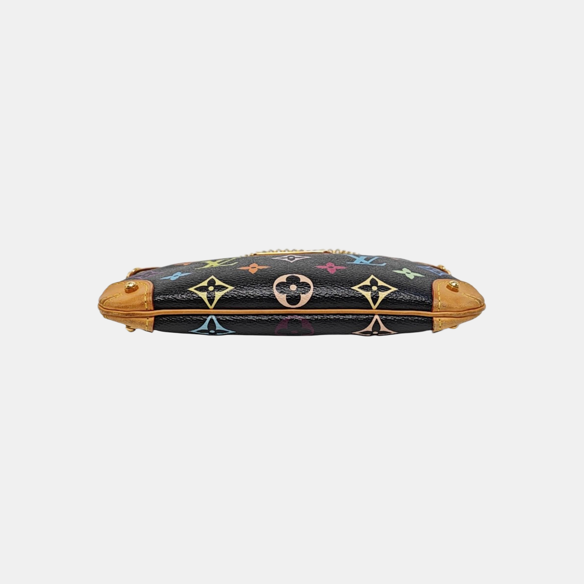 LV × TM VINTAGE MILLA Monogram Coated Canvas Black