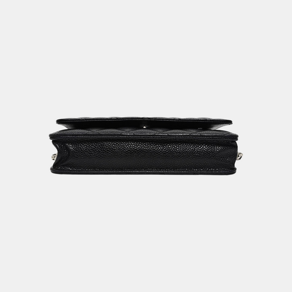 WOC Quilted Grained Calfskin Black