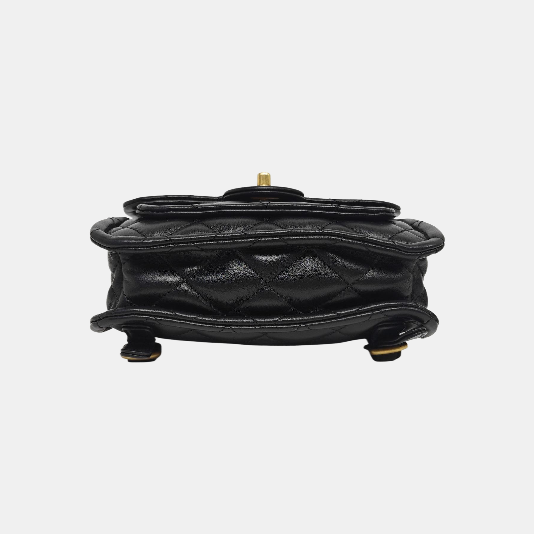 Quilted Lambskin Backpack Black