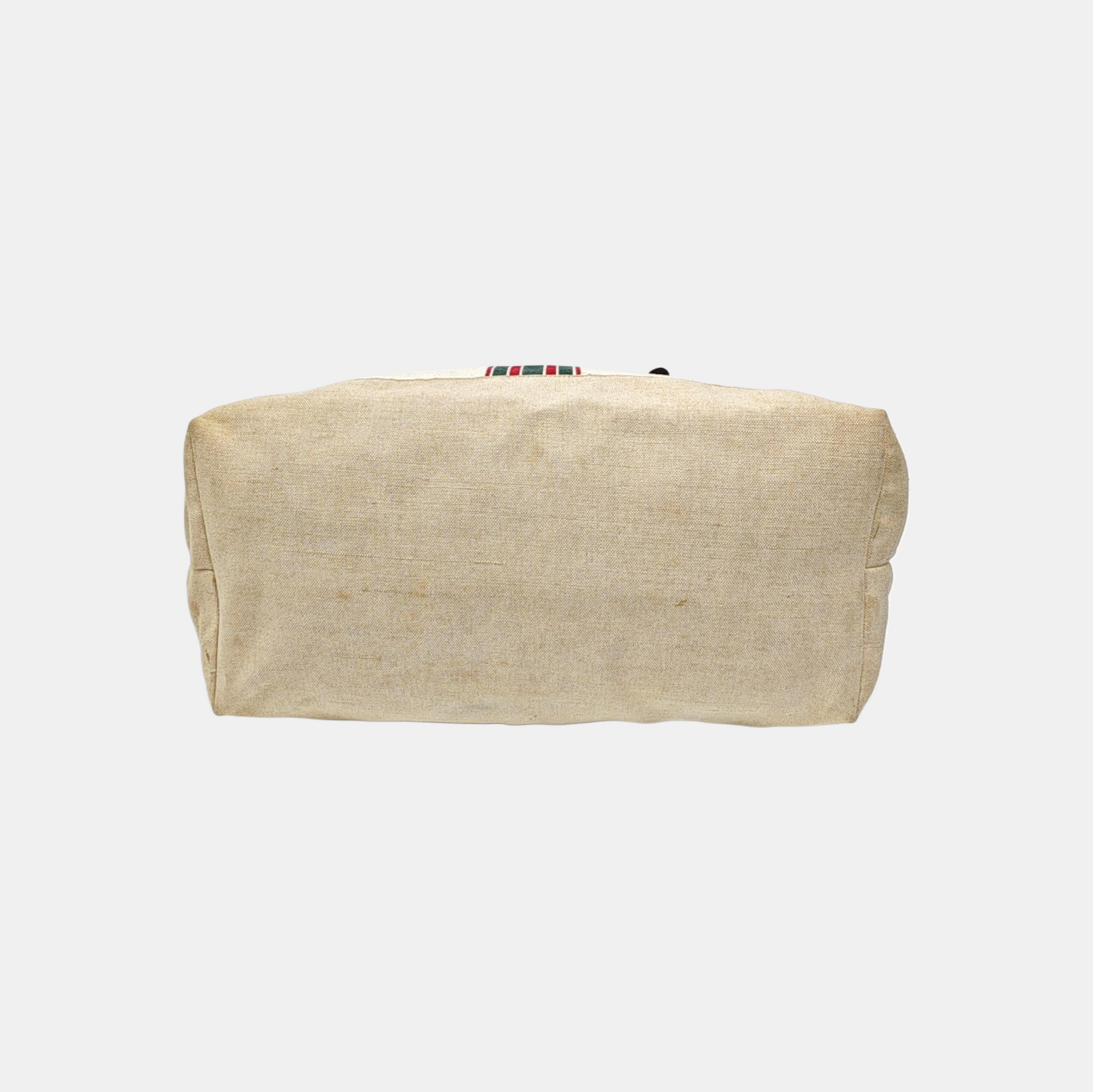 Linen Top Handle Bag Multicolor