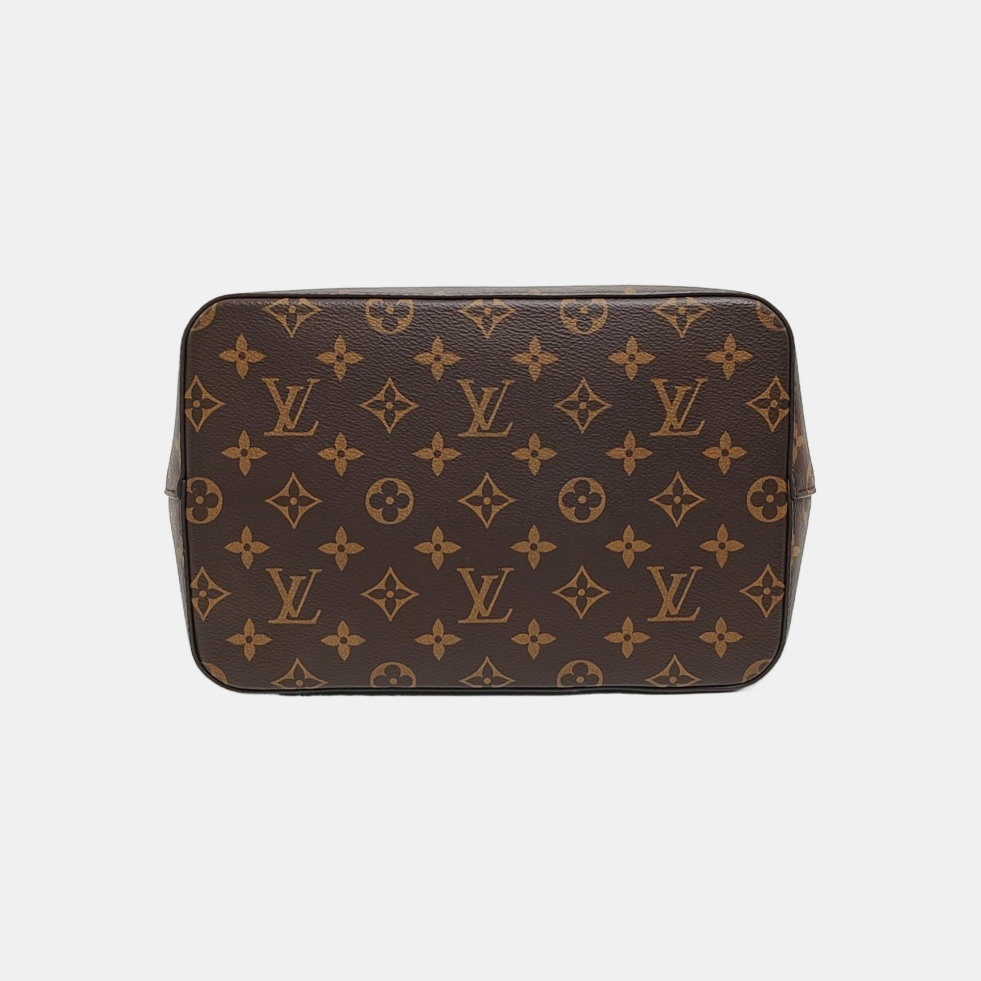 NÉONOÉ MM Monogram Coated Canvas Brown