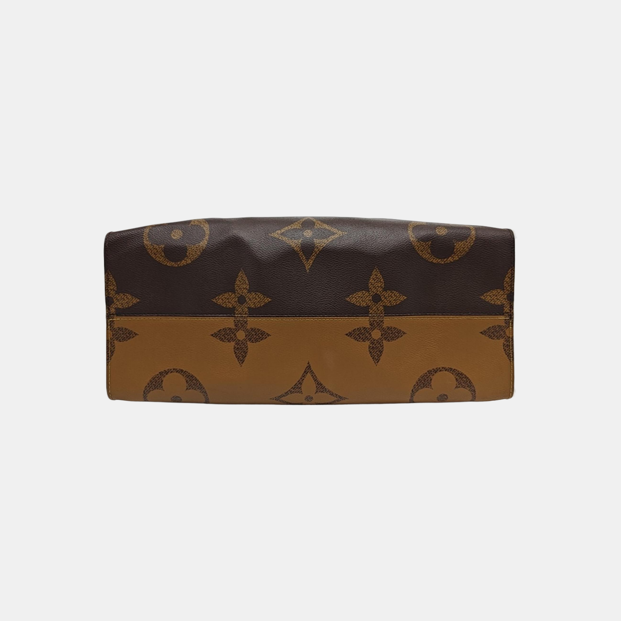 ONTHEGO GM Monogram Coated Canvas Brown