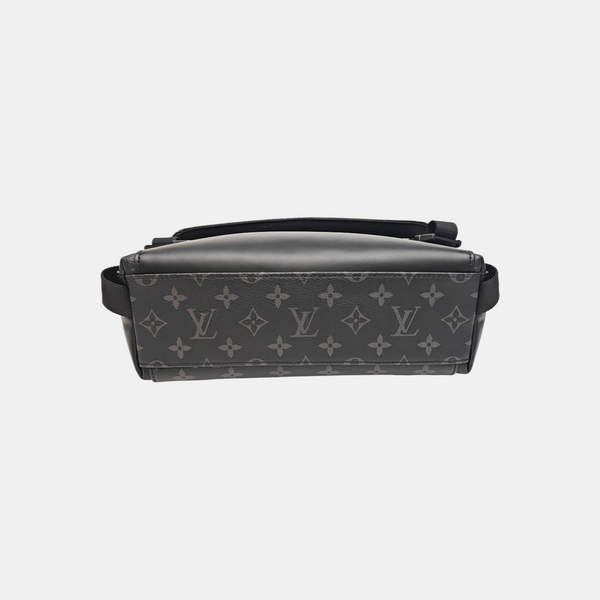 VOYAGER PM Monogram Coated Canvas Black