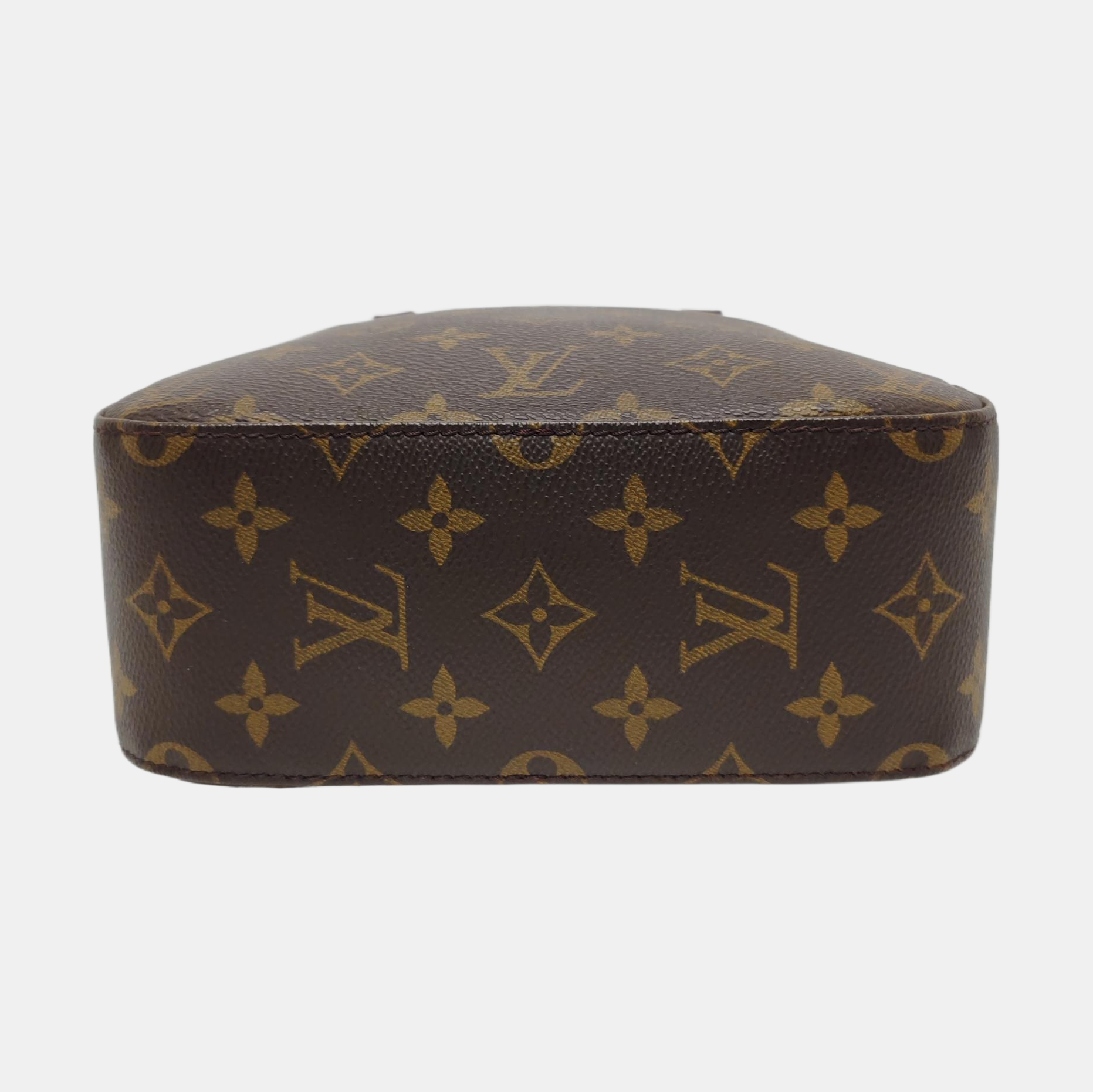 SPONTINI Monogram Coated Canvas Brown