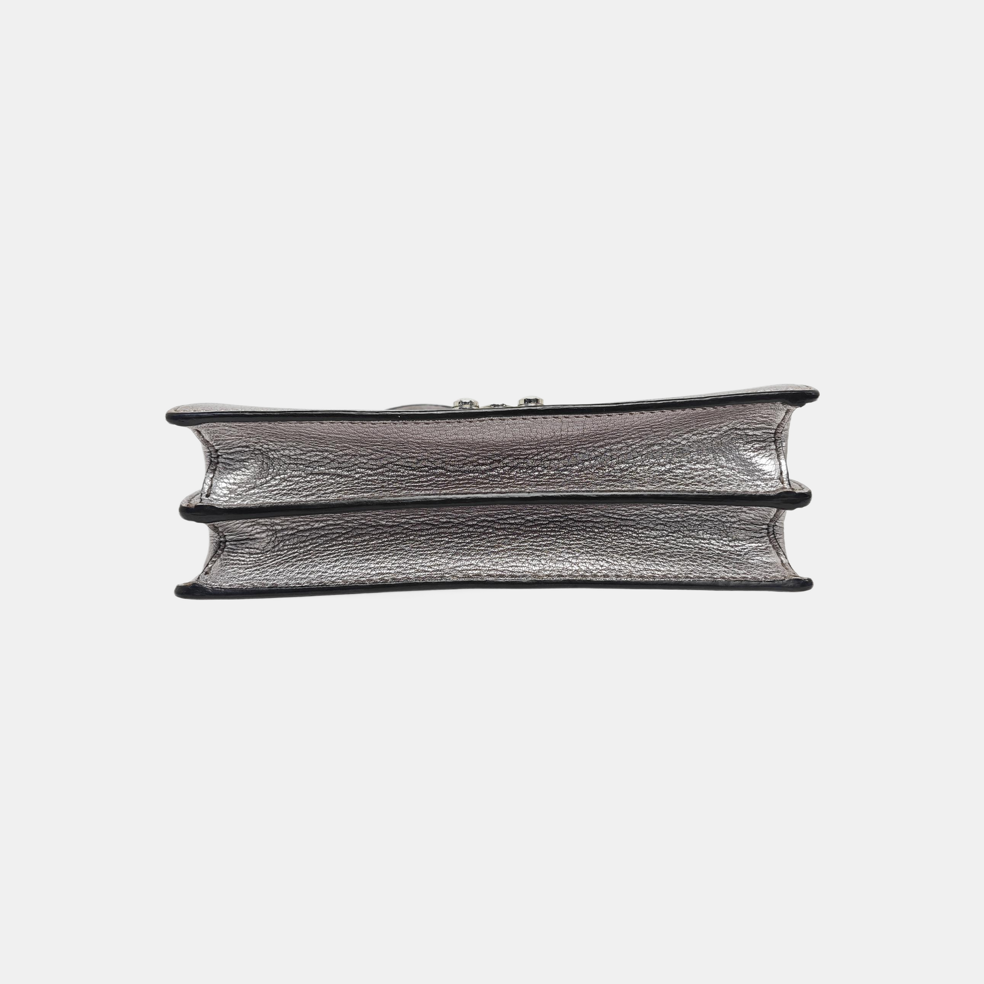Miu Confidential Calfskin Silver