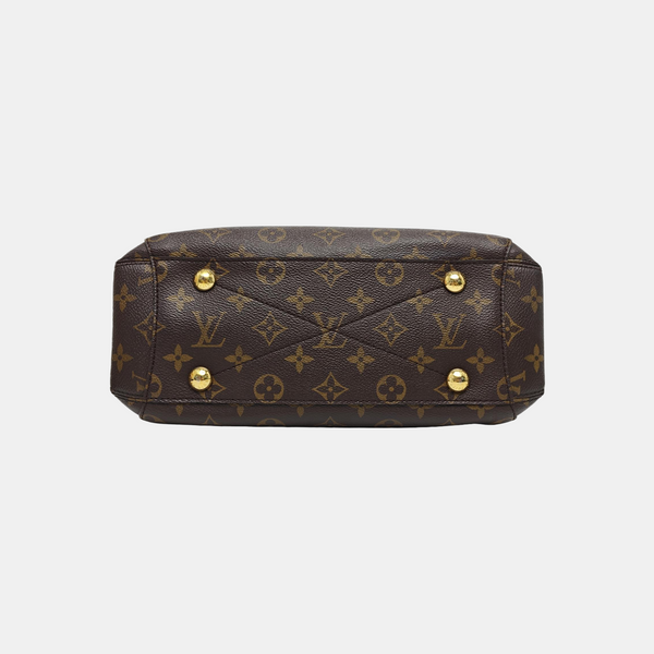 MONTAIGNE BB Monogram Coated Canvas Brown