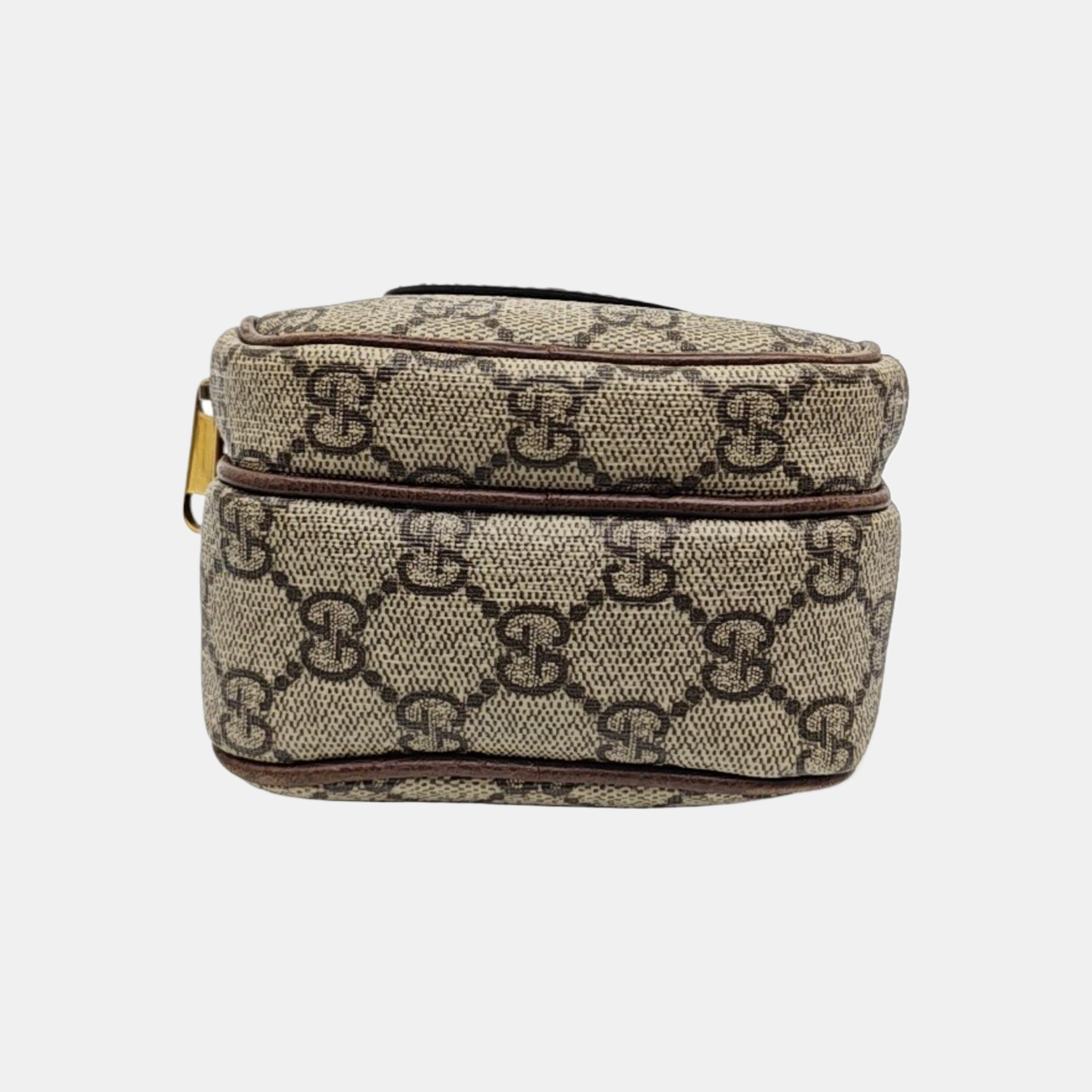 Neo Vintage Mini Monogram Coated Canvas Brown