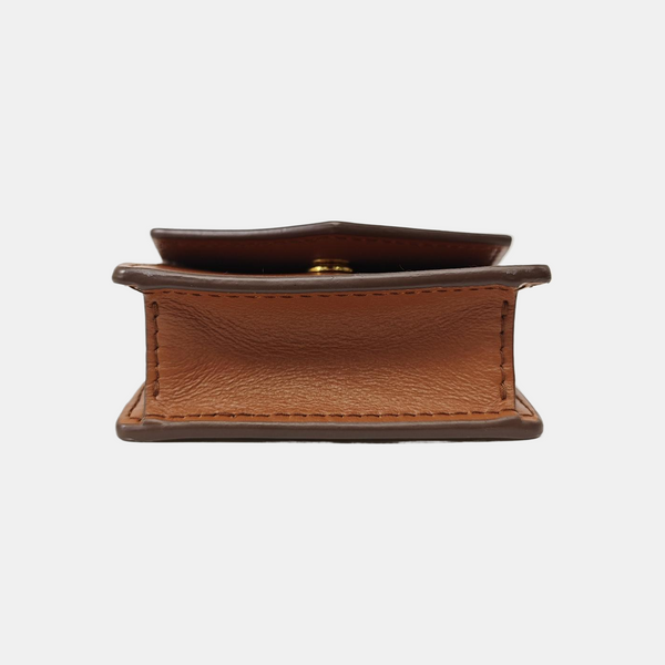 Calfskin Shoulder Bag Brown