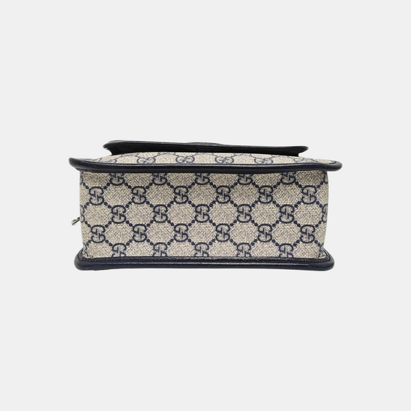 Retro Monogram Coated Canvas Blue