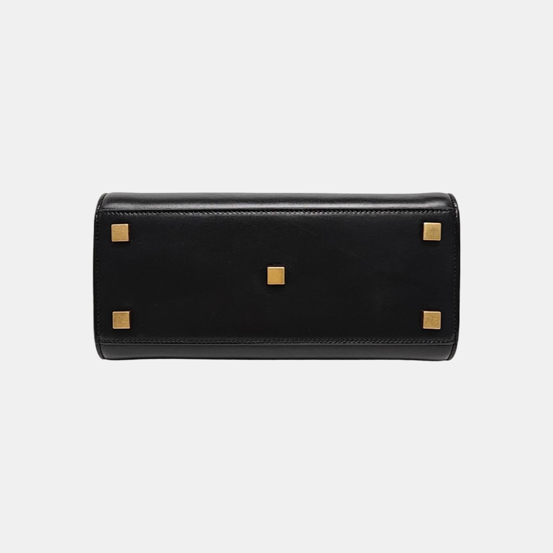 MANHATTAN Nano Calfskin Black