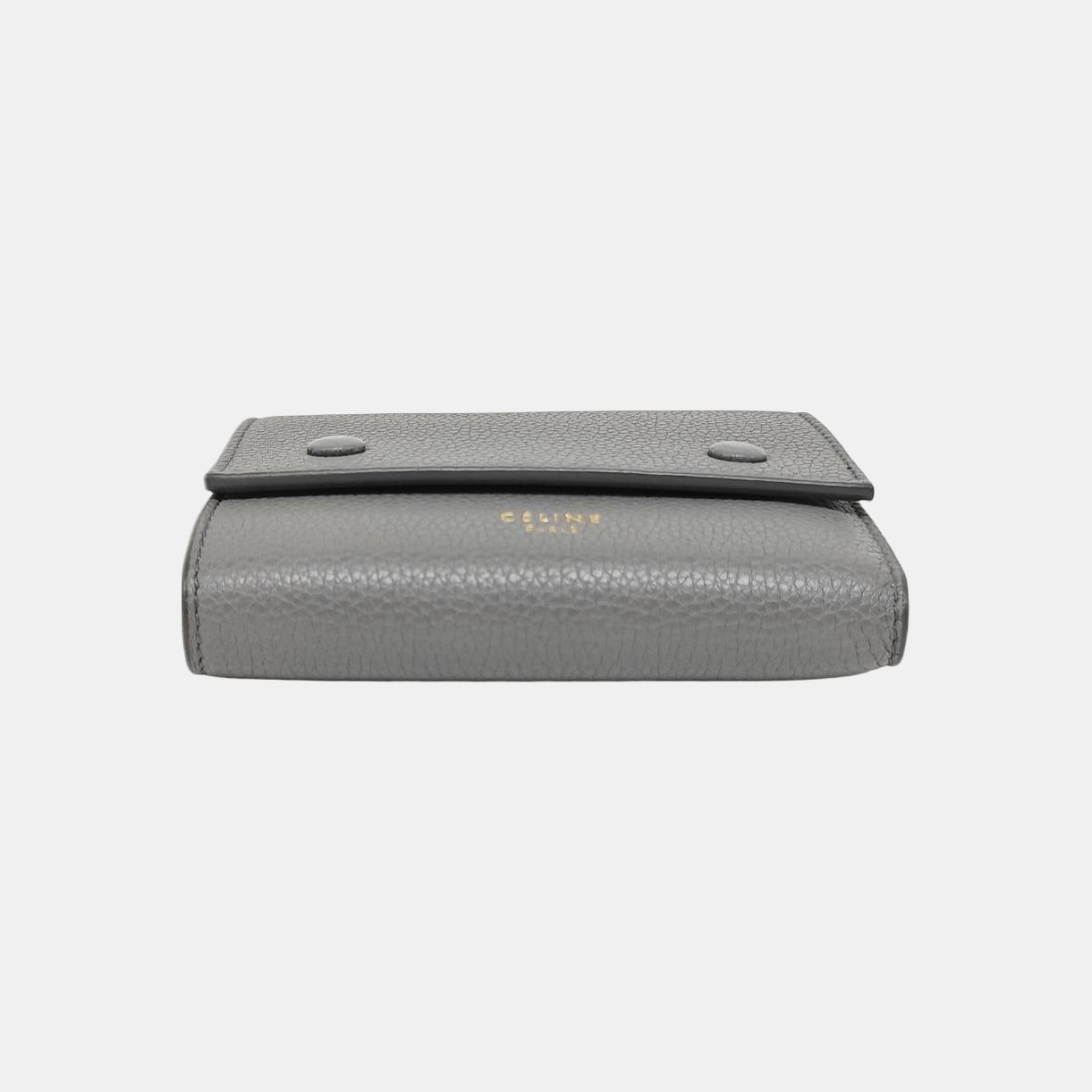 BIKER Calfskin Gray Wallet