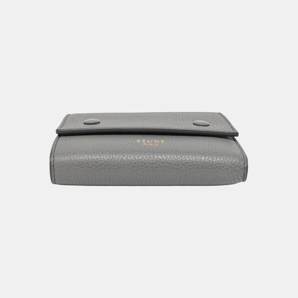 BIKER Calfskin Gray Wallet