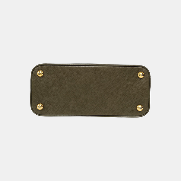 Promenade Small Saffiano Calfskin Green