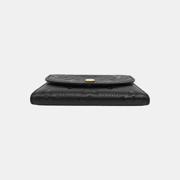 ROSALIE Monogram Calfskin Black Wallet