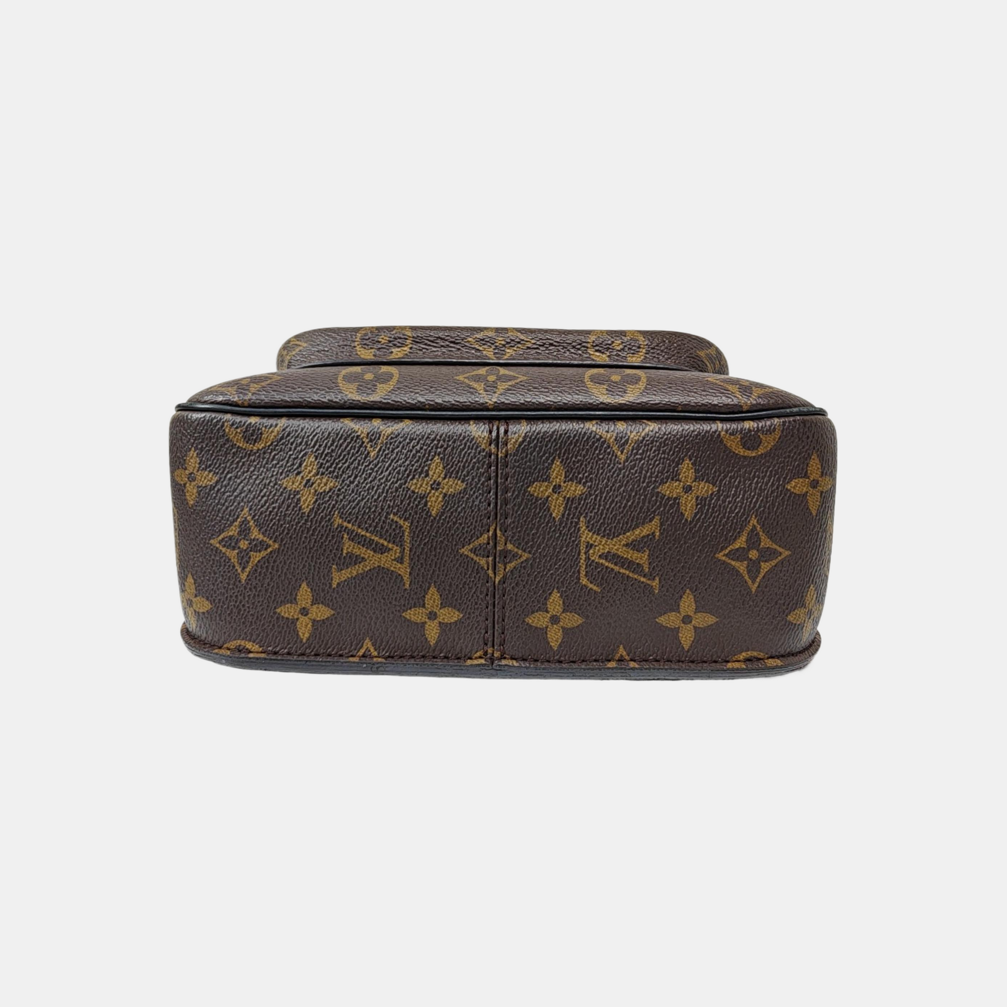 PASSY Monogram Coated Canvas Brown