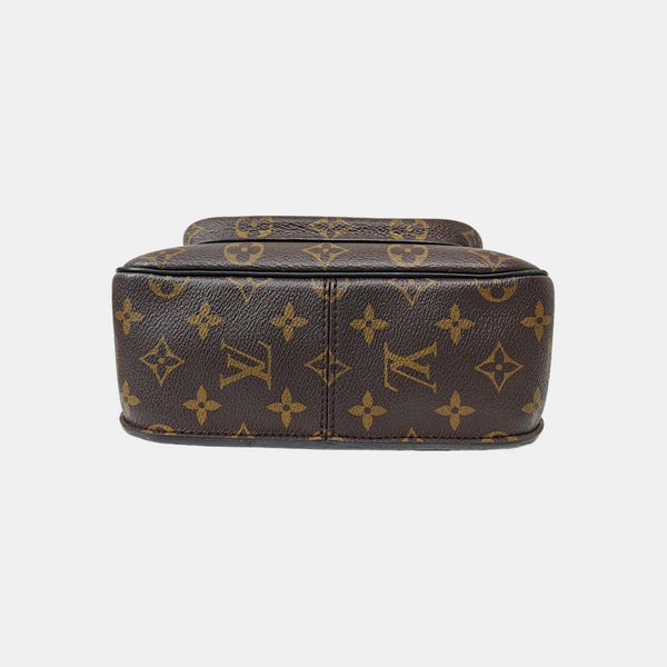 PASSY Monogram Coated Canvas Brown