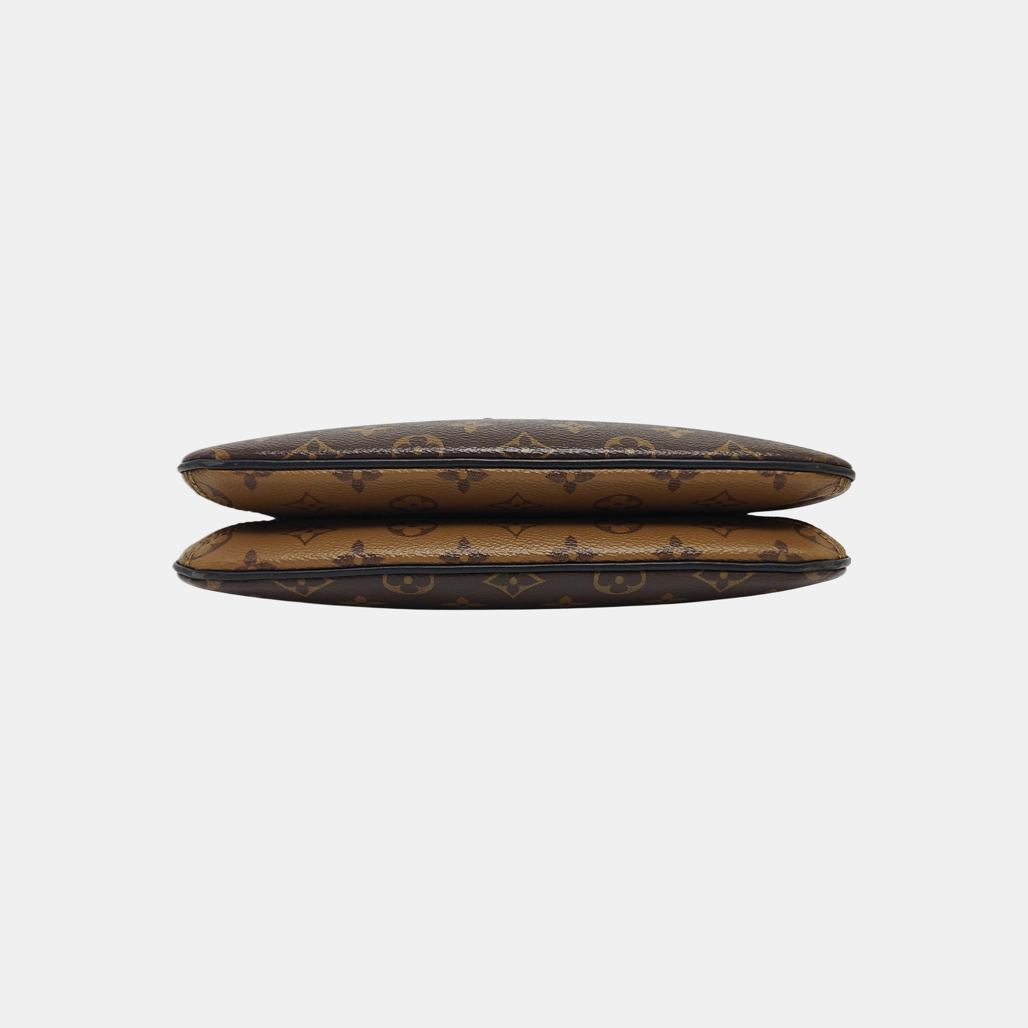 TWINNY Monogram Coated Canvas Brown