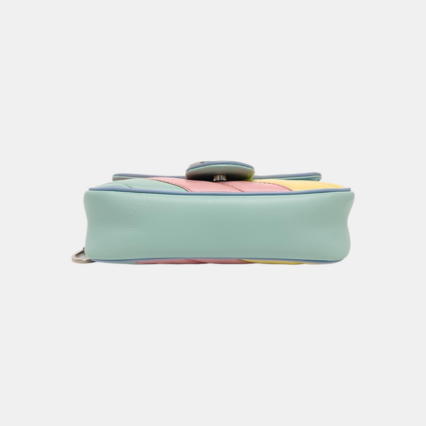 GG Marmont Mini Quilted Calfskin Multicolor