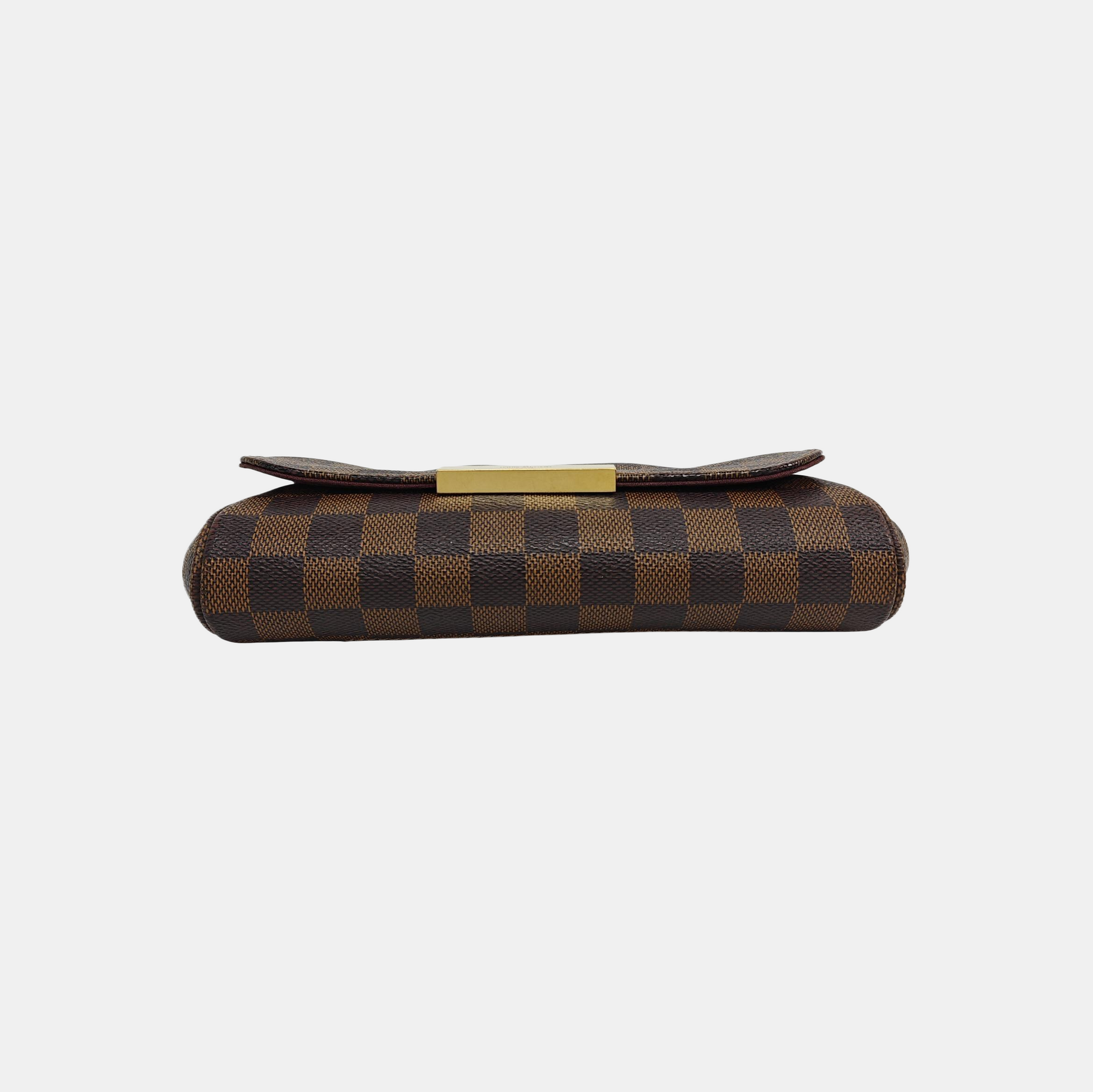 FAVORITE PM Coated Canvas Brown