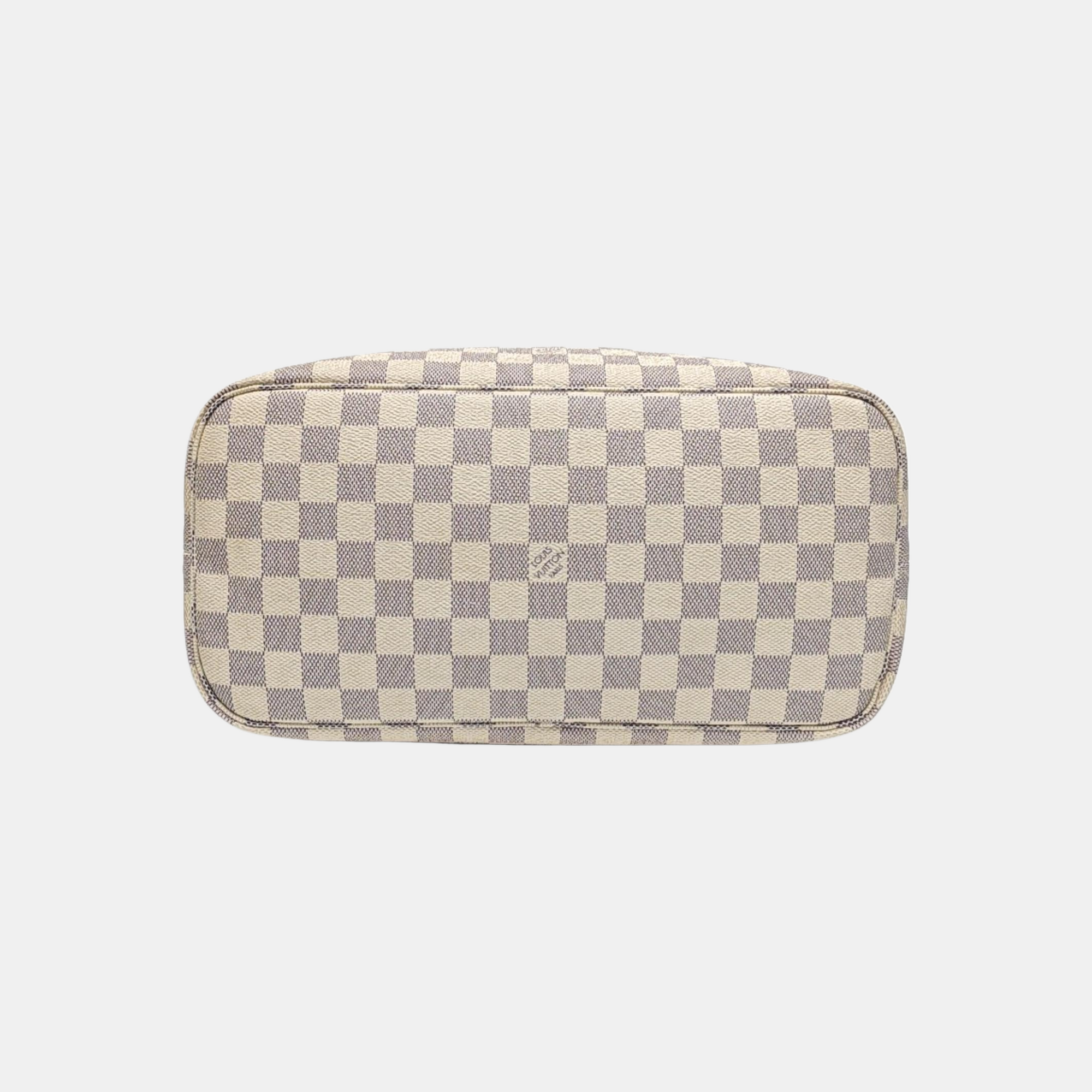 NEVERFULL MM Damier Azur Coated Canvas Beige