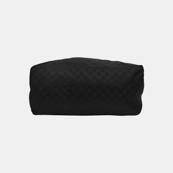 Monogram Nylon Tote Bag Black
