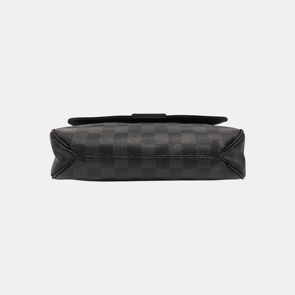 DISTRICT PM Damier Graphite Coated Canvas Gray