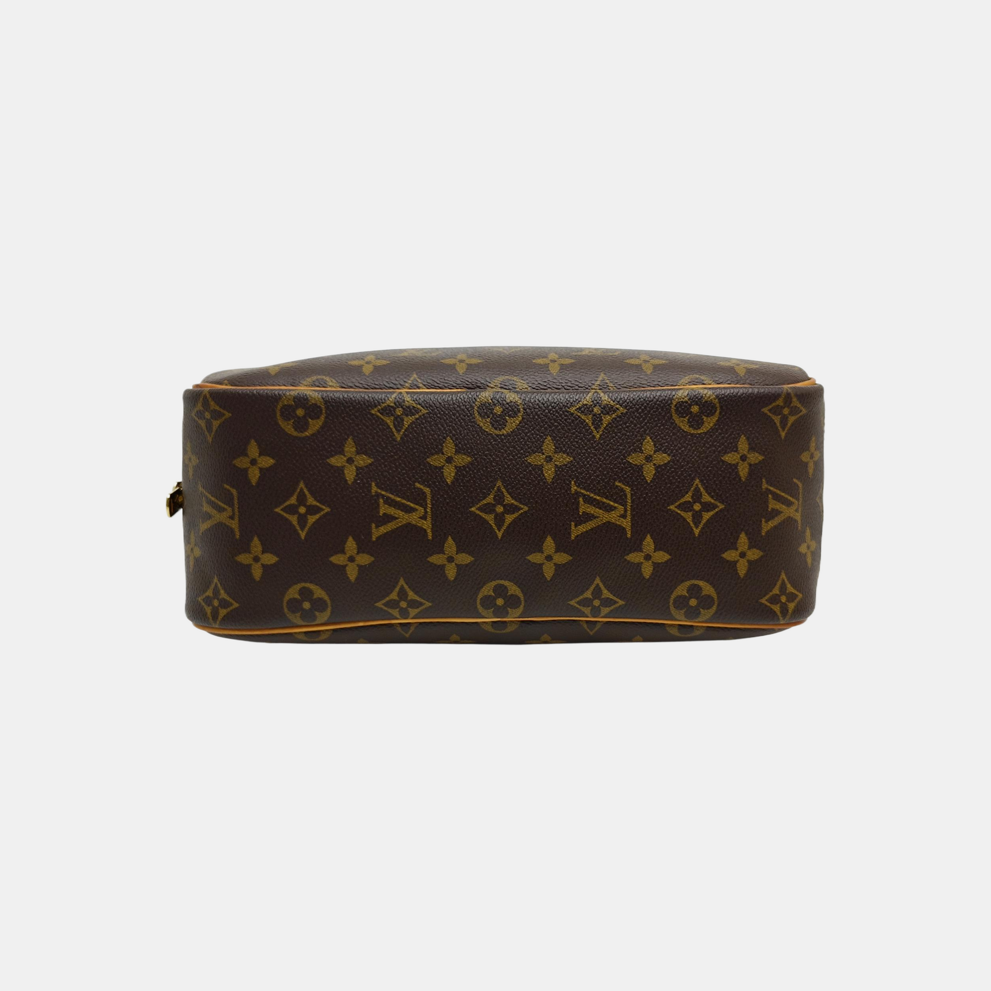 DEAUVILLE Monogram Coated Canvas Brown