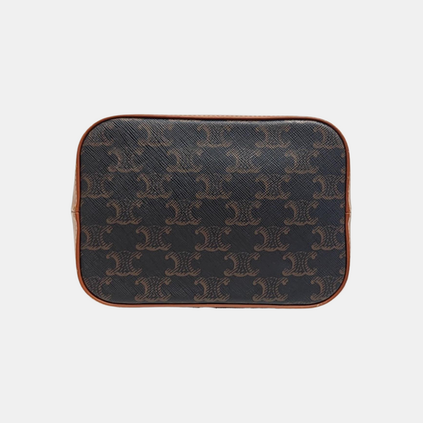 TRIOMPHE CANVAS Small Coated Canvas Brown