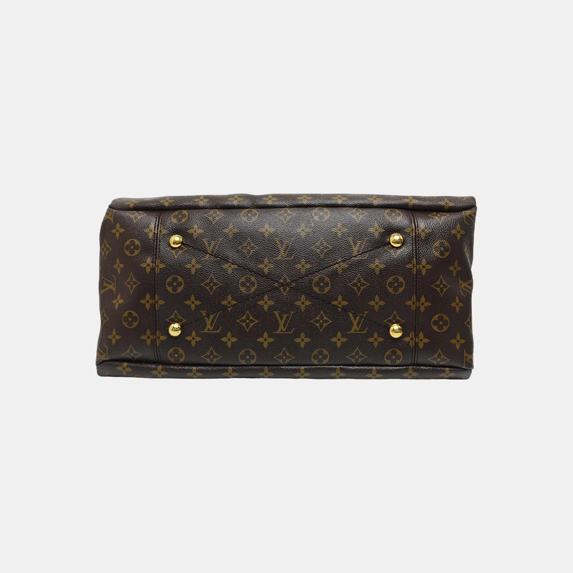 ARTSY MM Monogram Coated Canvas Brown