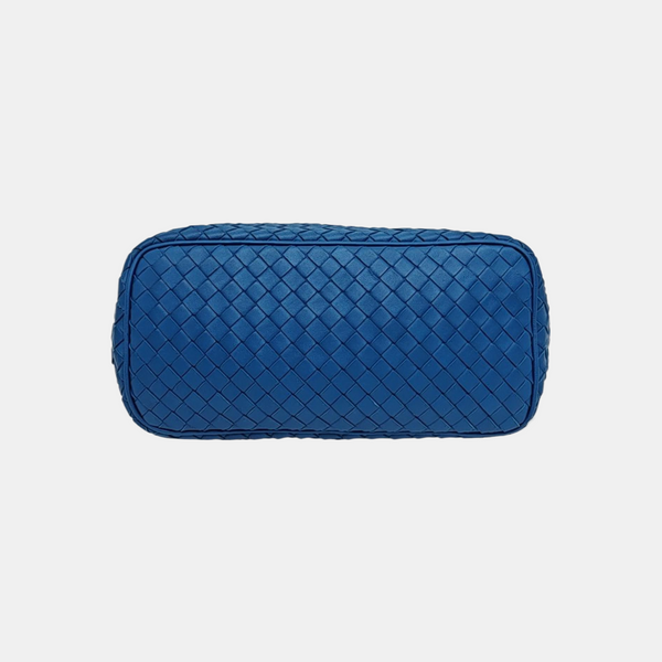 Lambskin Top Handle Bag Blue