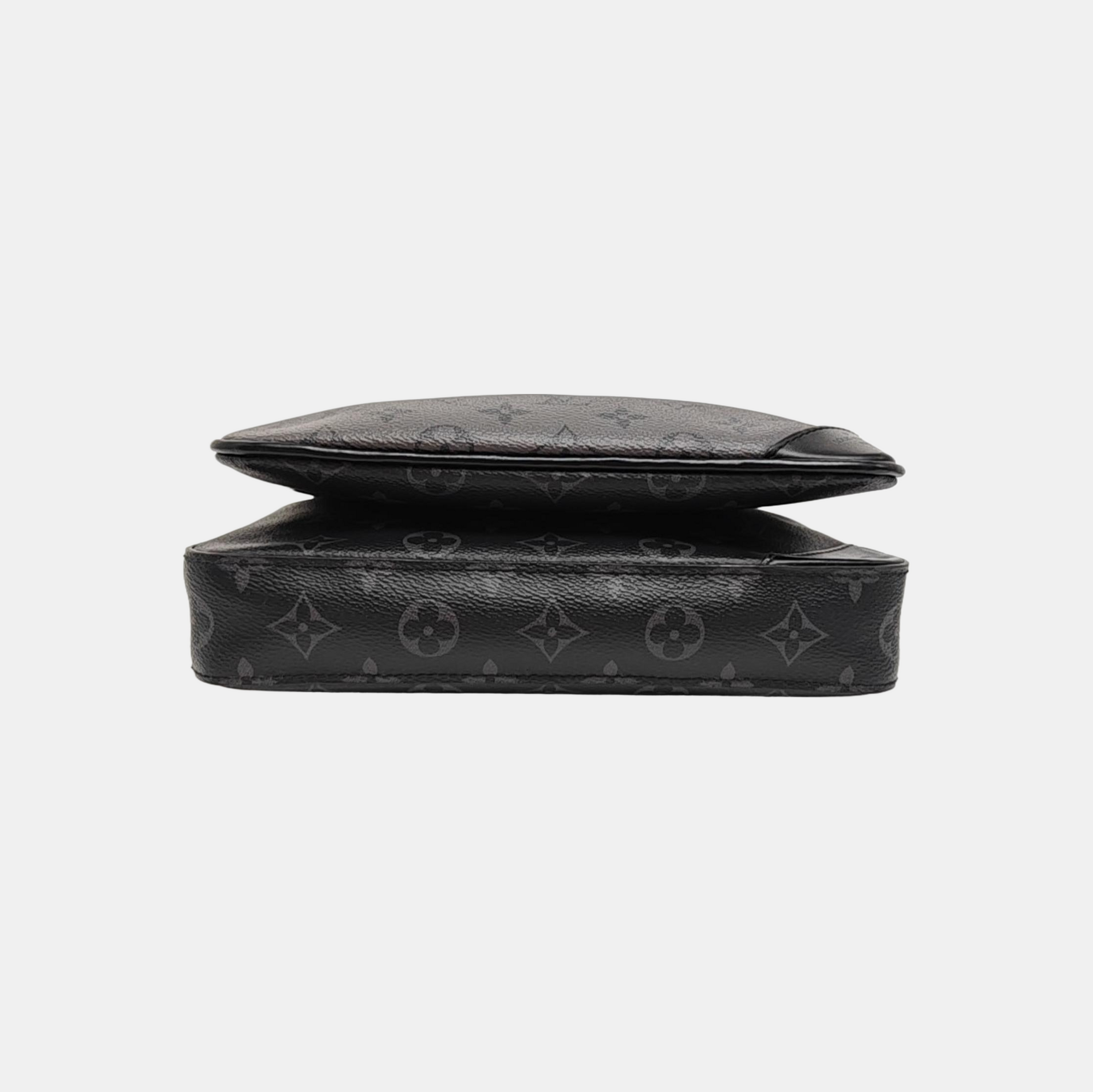 TRIO Monogram Coated Canvas Gray