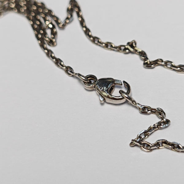 Pop H Metal Silver Necklace