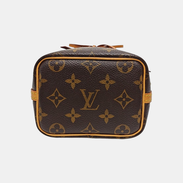 NÉONOÉ Nano Monogram Coated Canvas Brown