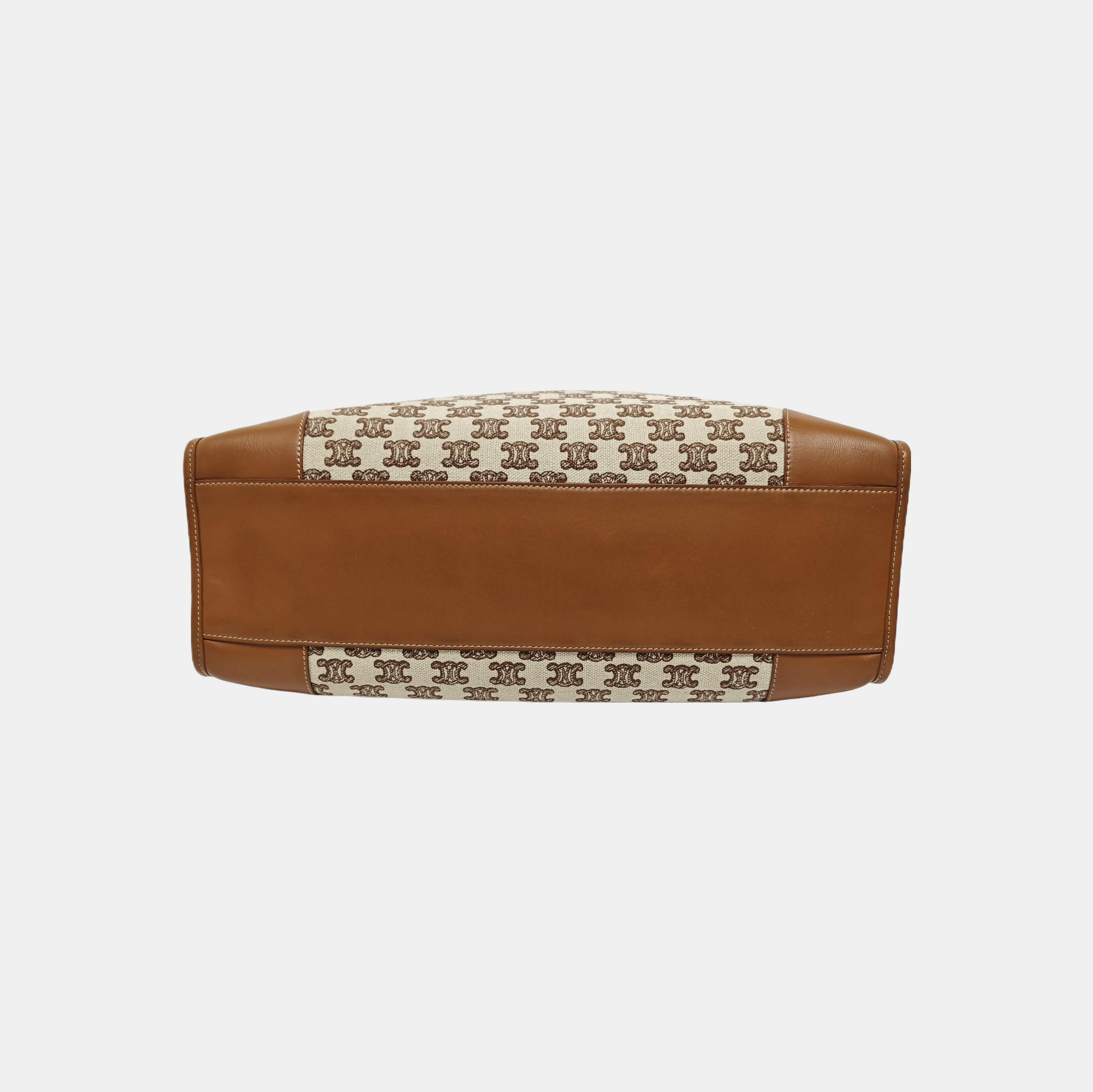 Fabric Tote Bag Brown