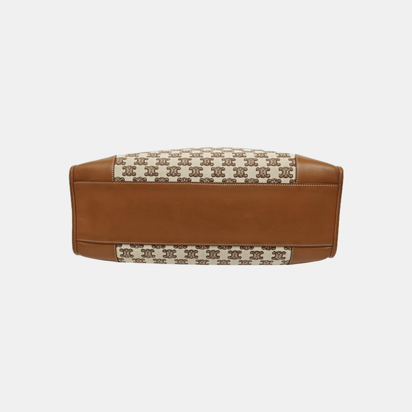 Fabric Tote Bag Brown