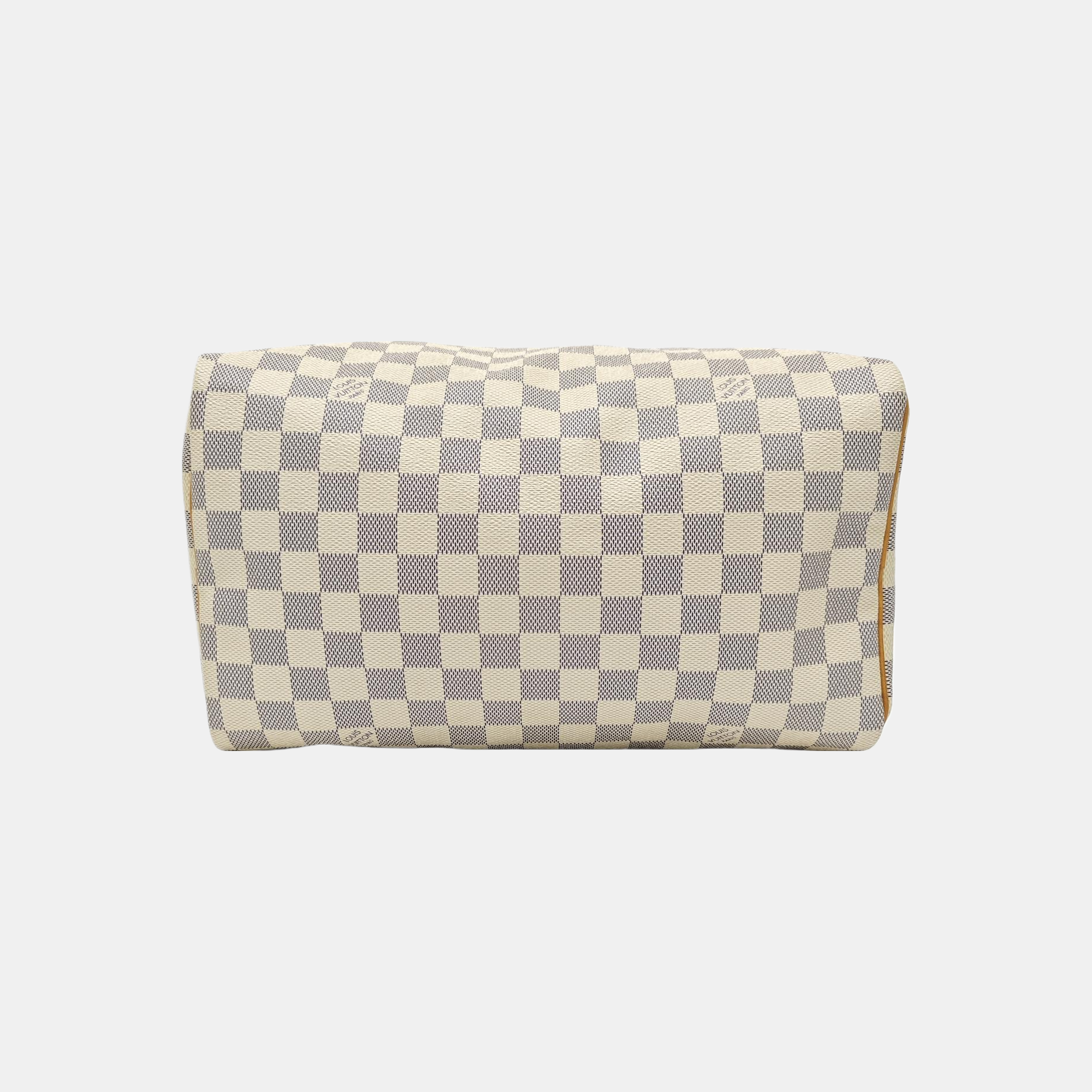 SPEEDY 30 Damier Azur Coated Canvas White