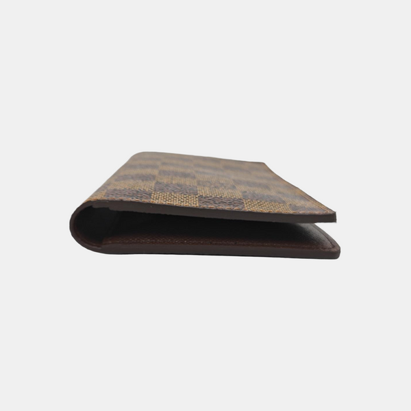 Damier Ebene Coated Canvas Wallet Brown