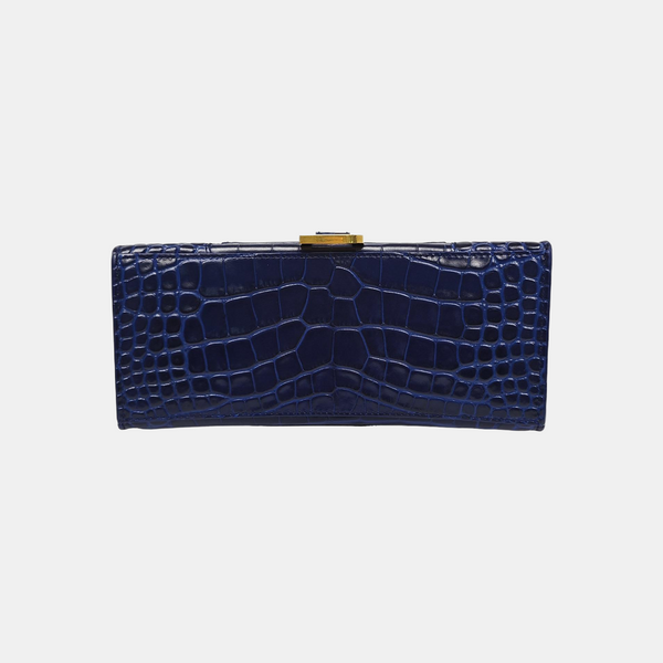 Hourglass S Calfskin Blue