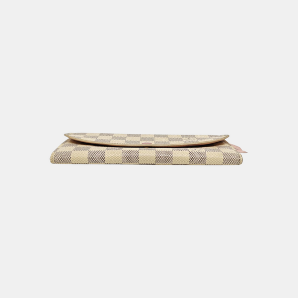 EMILIE Damier Azur Coated Canvas White