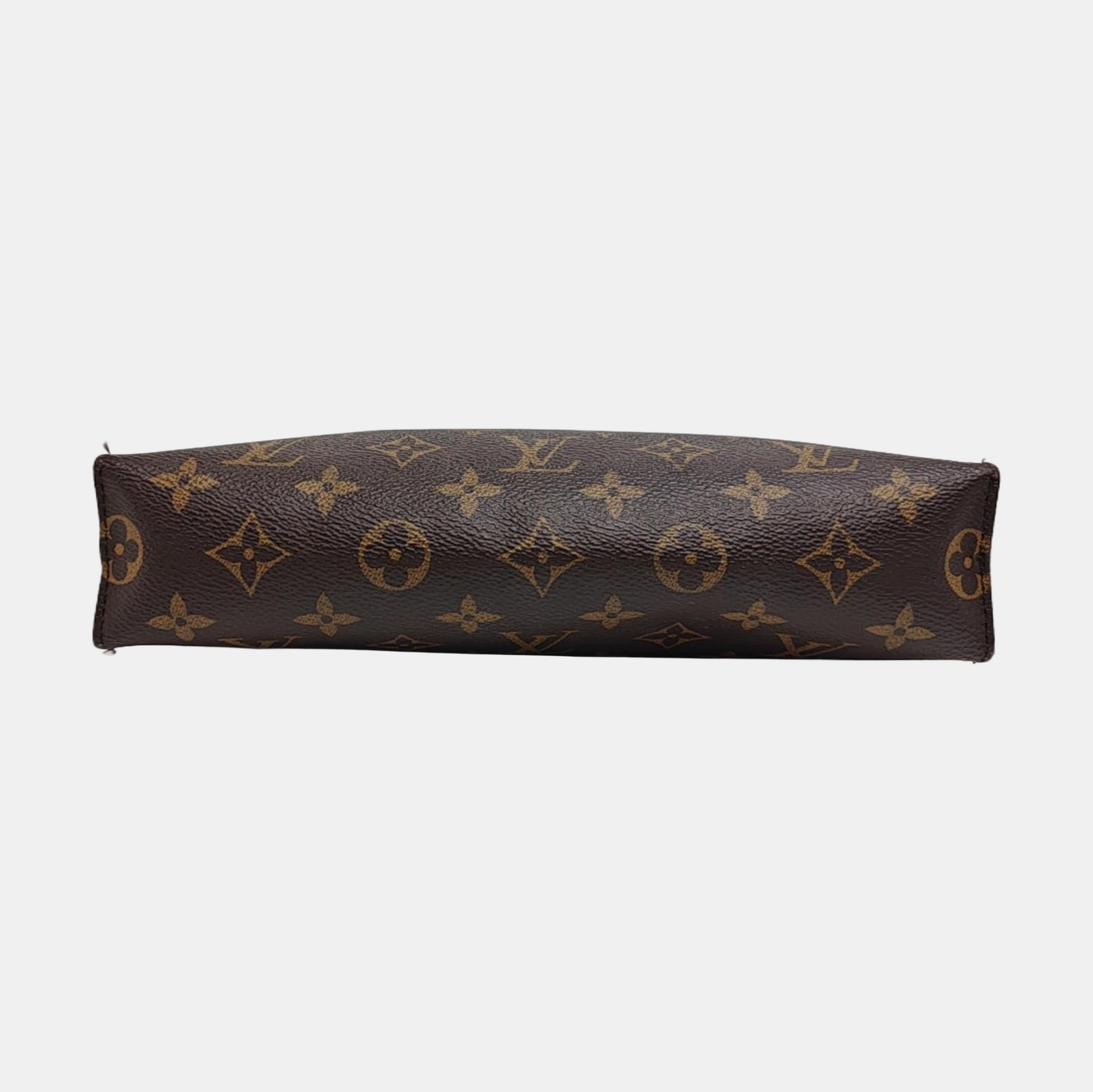 TOILET POCKET 26 Monogram Coated Canvas Brown