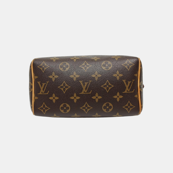 SPEEDY 20 Monogram Coated Canvas Brown