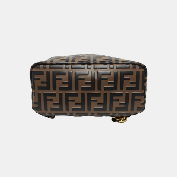 Calfskin Backpack Mini Brown