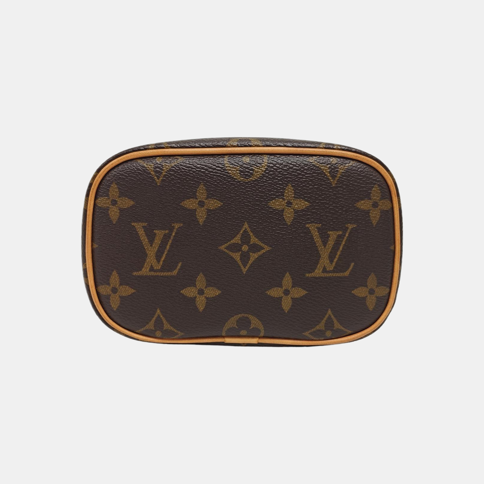 NICE Super Mini Monogram Coated Canvas Brown