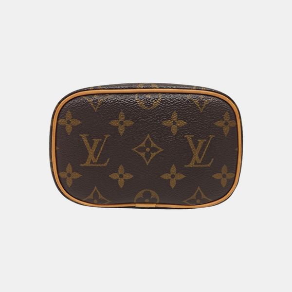 NICE Super Mini Monogram Coated Canvas Brown