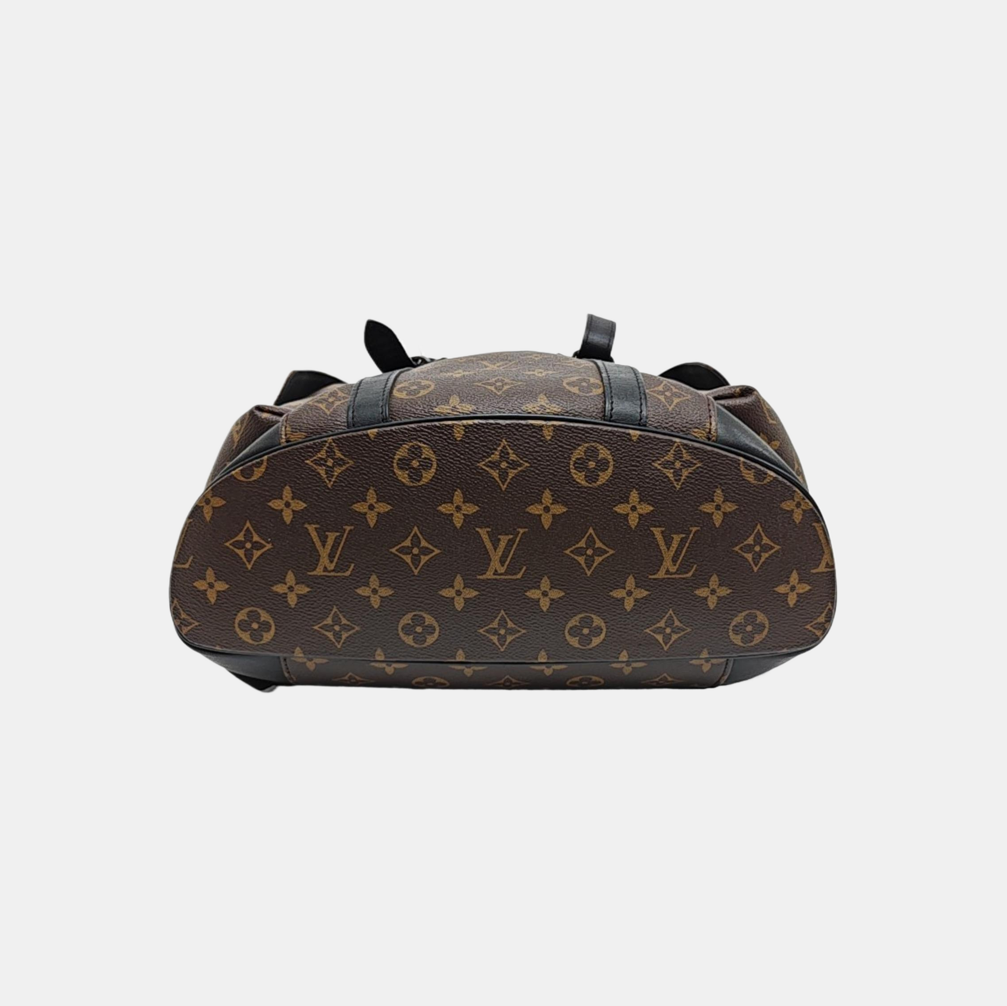 CHRISTOPHER MM Monogram Coated Canvas Brown