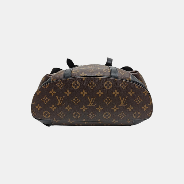 CHRISTOPHER MM Monogram Coated Canvas Brown