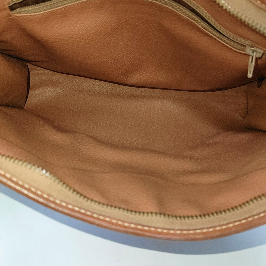MACADAM CLUTCHES Coated Canvas Brown